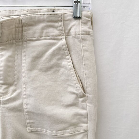 Kut From The Kloth Reese Ankle Zip Straight Leg Stretch White Pants Women Size 0 - Picture 6 of 14